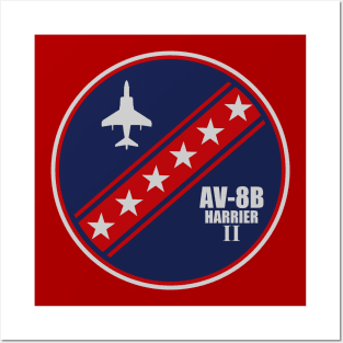 AV-8B Harrier II Patch Posters and Art